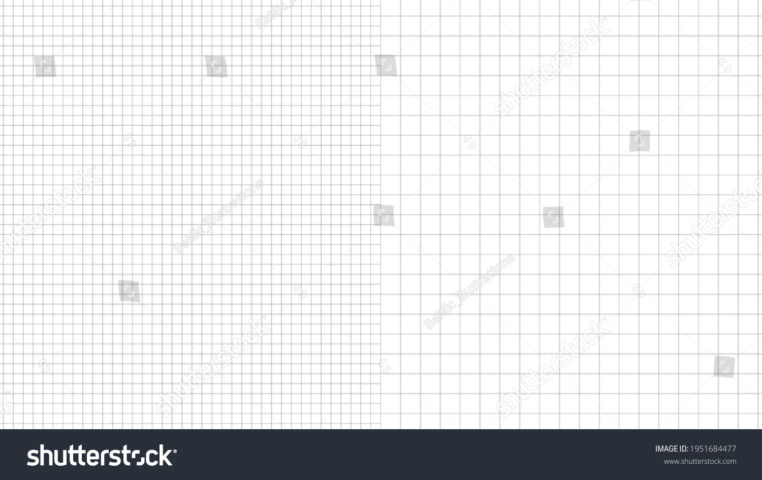 Wide Graph Paper Grid Template Divided Stock Illustration 1951684477 Shutterstock